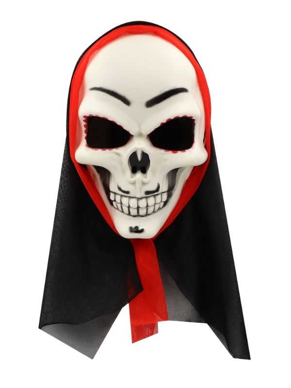 Halloween-Accessoire Totenkopfmaske 41X16Cm