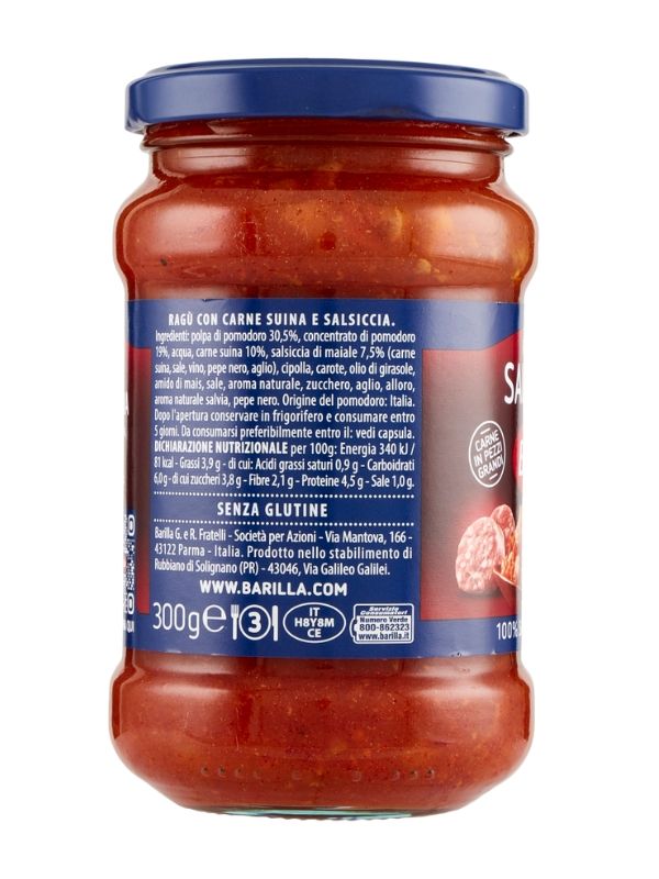 BARILLA Sugo Salsiccia 300G