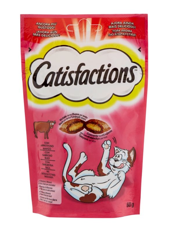 CATISFACTION Snacks Rindfleisch 60G