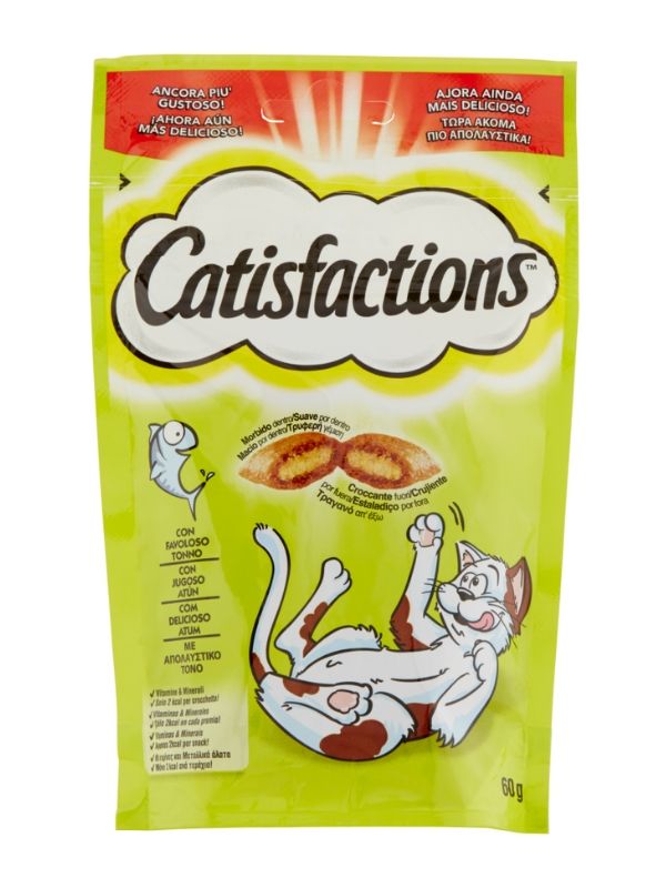 CATISFACTION Snacks Thunfisch 60G