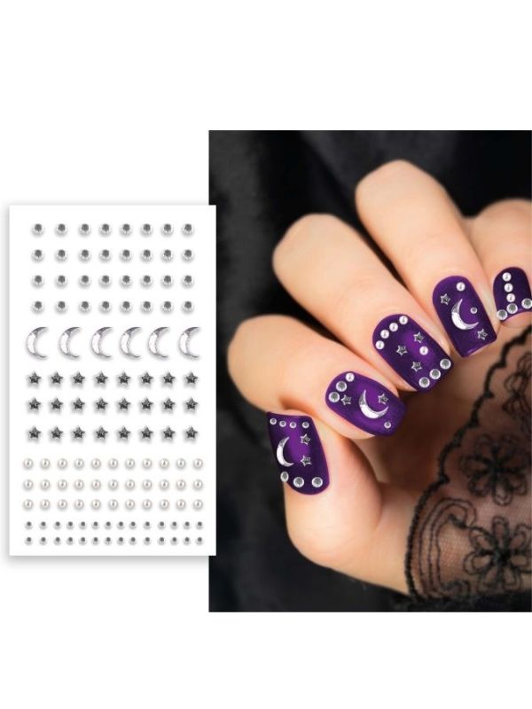 Accessorio Halloween Adesivi Per Le Unghie 10X7Cm