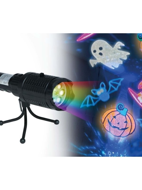 Deco Halloween Proiettore Led Con Caricatore Usb 22Cm
