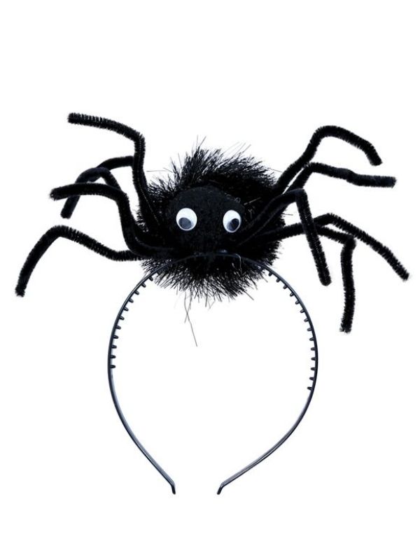 Accessorio Halloween Cerchietto Con Ragno 