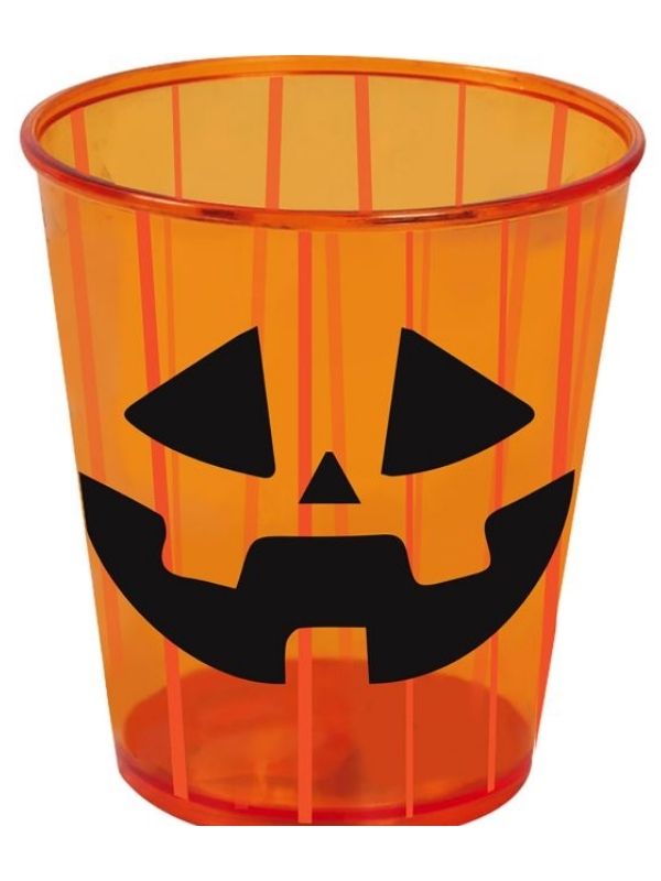 Party Halloween Bicchiere Con Zucca 10Cm