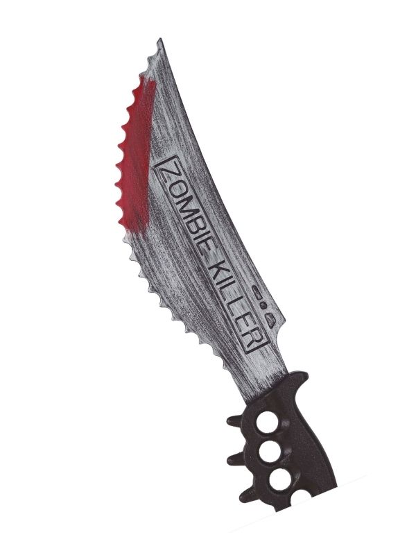 Accessorio Halloween Coltello Zombie Killer 50Cm