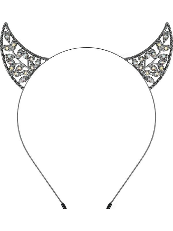 Accessorio Halloween Cerchietto Con Corna In Metallo 