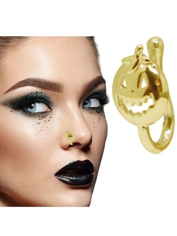 Accessorio Halloween Piercing Finto Per Il Naso 