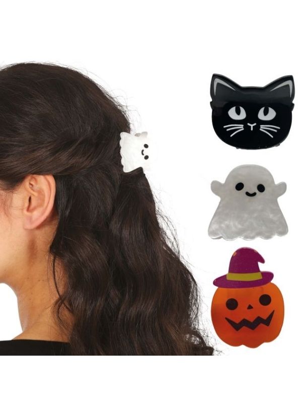 Accessorio Halloween Clip Per Capelli Assortita 