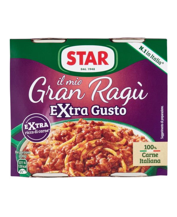 STAR Ragù Extra Gusto 2X180G