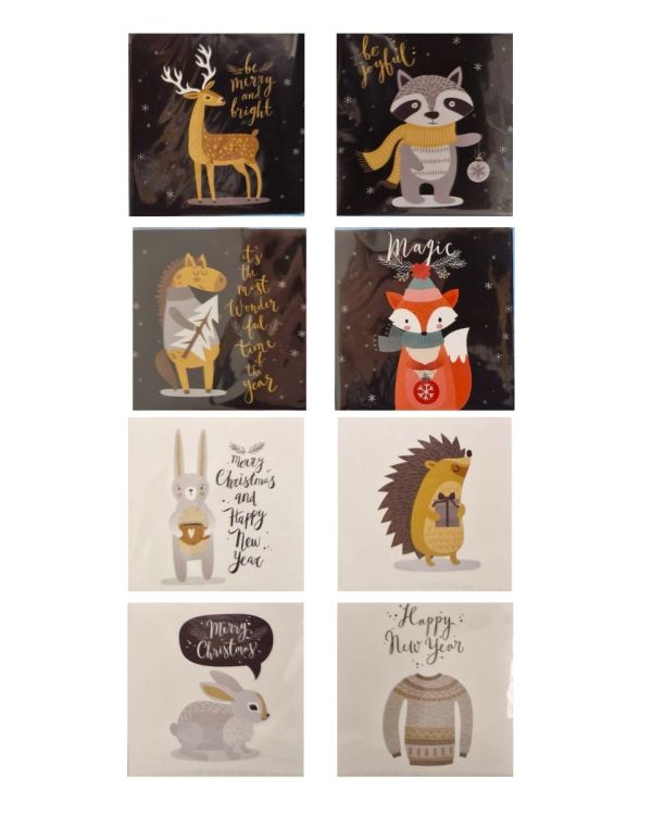 Carry The Merry Grußkarten - 8 Stücke