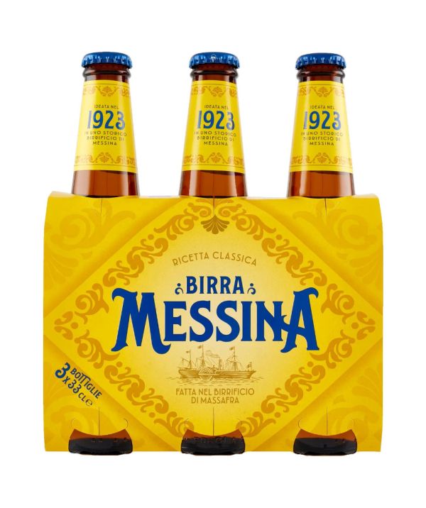 MESSINA Birra Classica 4,7% Alcol - 3X33Cl