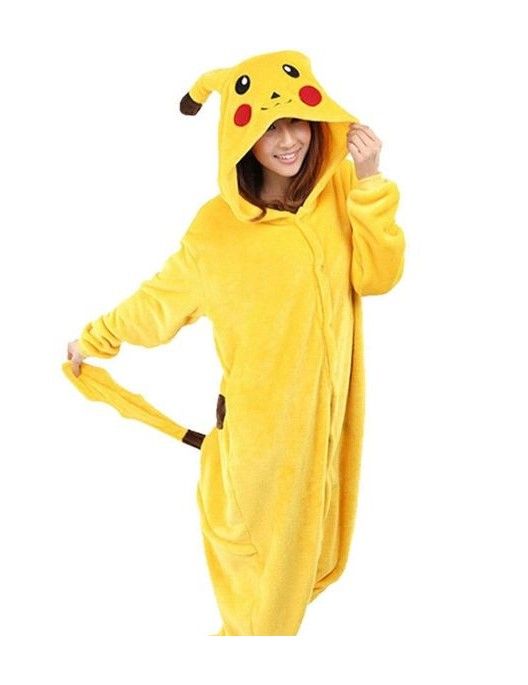 Costume Carnevale Pijama Pikachu Da Adulto