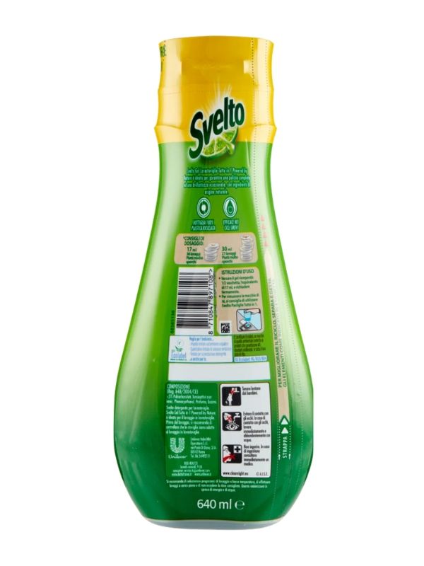 SVELTO Geschirrspülgel Alles In 1 Zitrone 640Ml