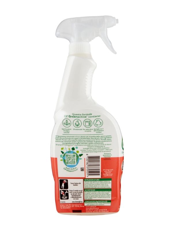 CIF Sgrassatore Spray Universale Aceto E Bicarbonato 650Ml
