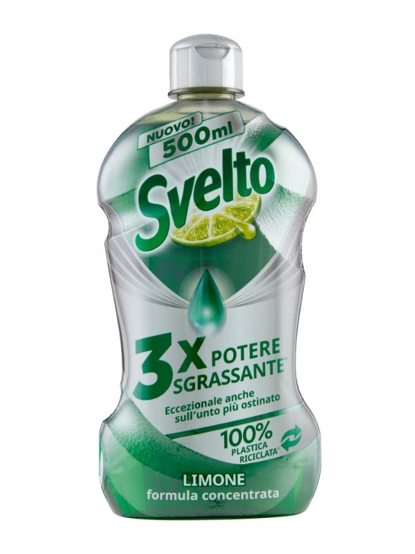 SVELTO Konzentriertes Geschirrspülmittel Grüne Zitrone 500Ml