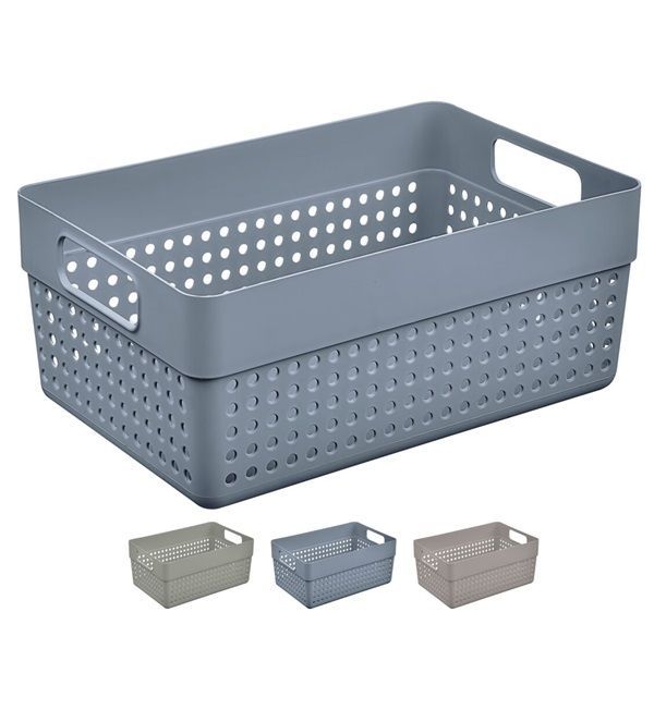 Box In Plastica Con Maniglie 23X10Cm - Assortito