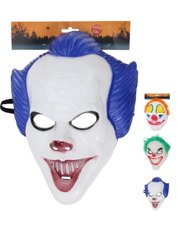 Accessoire Halloween Masque Clown - Assorti