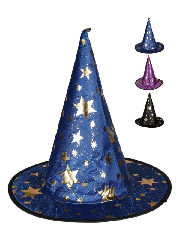 Accessorio Halloween Cappello Da Strega 32X32Cm - Assortito