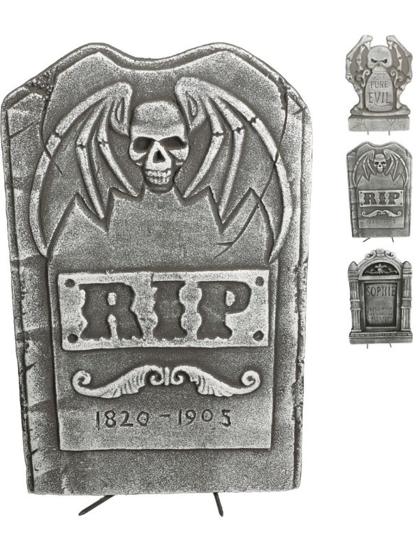 Déco Halloween Per La Casa Lapide 29X47Cm - Assortito