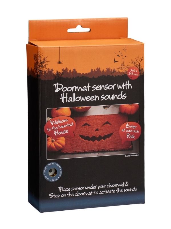 Déco Halloween Per La Casa Zerbino Con Suono 75X45Cm 