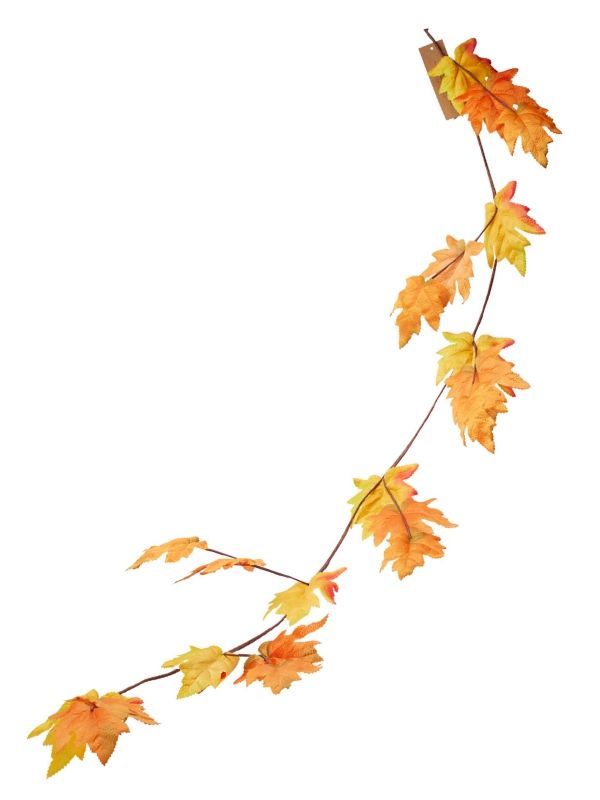 Décoration Automnale Guirlande De Feuilles Artificielles 180Cm - Assorti