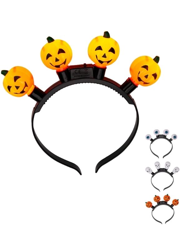 Accessorio Halloween Cerchietto Con Led - Assortito