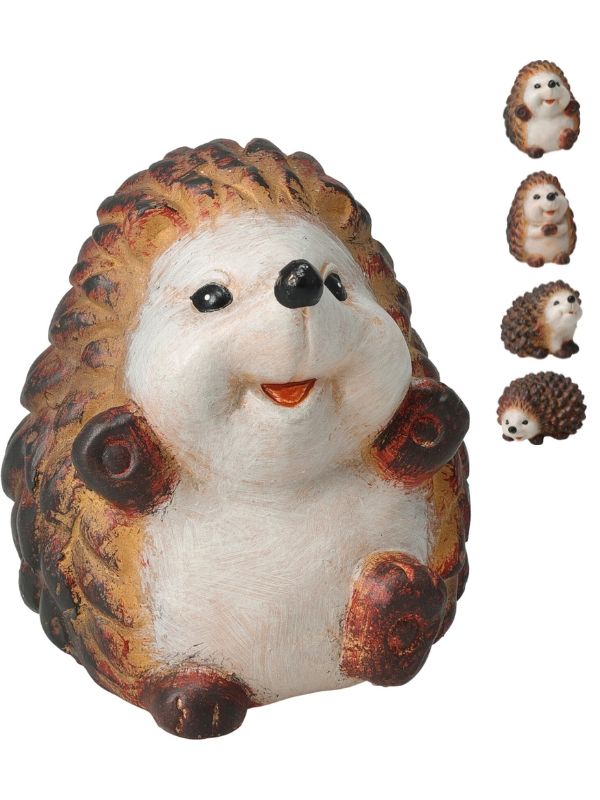 Décoration Automnale Hérisson En Terre Cuite 7Cm - Assorti