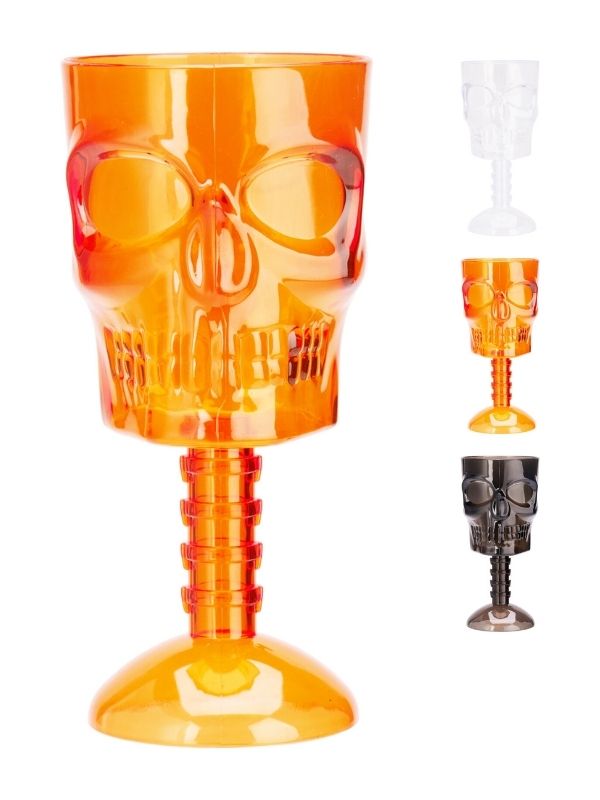 Déco Halloween Per La Casa Bicchiere Teschio 350Ml - Assortito