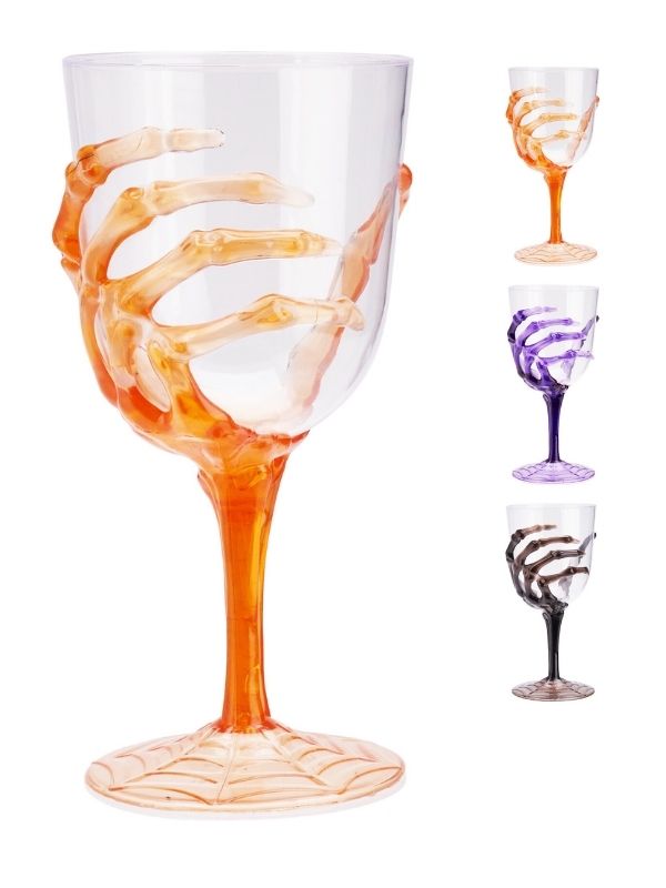 Déco Halloween Per La Casa Bicchiere Teschio 350Ml - Assortito