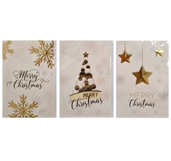 Weihnachts-Grußkarten - Sortiert