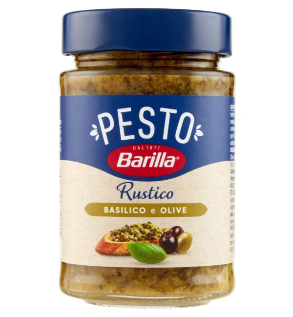 BARILLA Pesto Rustico Con Basilico E Olive 200G