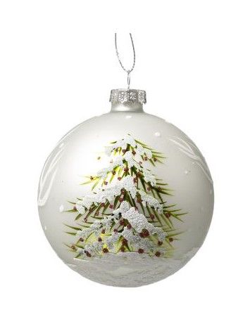 Glas-Hängekugel 80Mm - Weihnachtsdeko