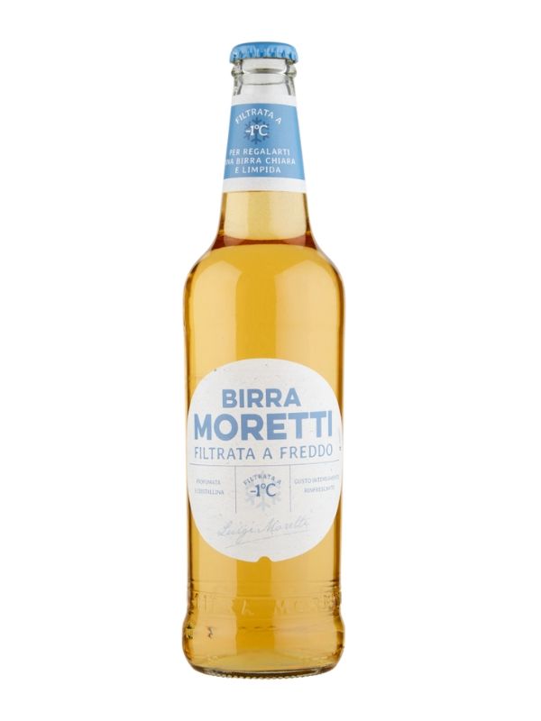 MORETTI Bière Filtré À Froid 500Ml 4.3% Vol