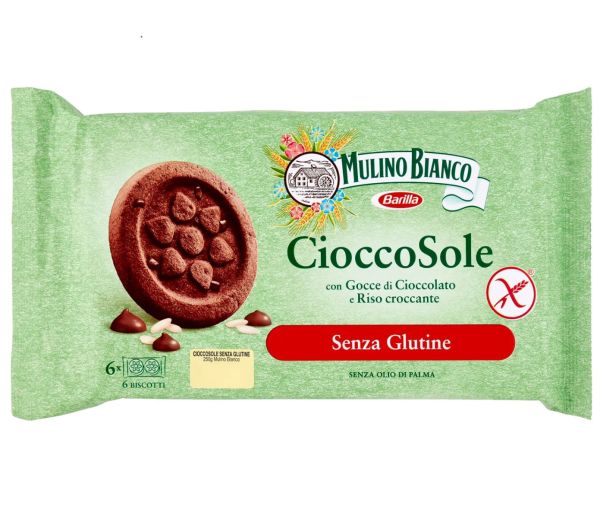 MULINO BIANCO Biscotti Al Cioccolato E Riso Senza Glutine 250G