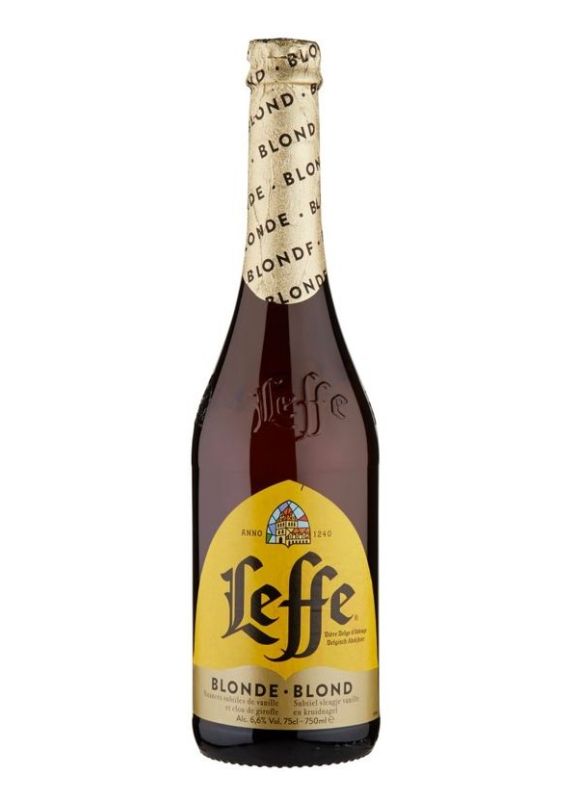 LEFFE Birra Bionda Belga Doppio Malto 6,6% - 75Cl