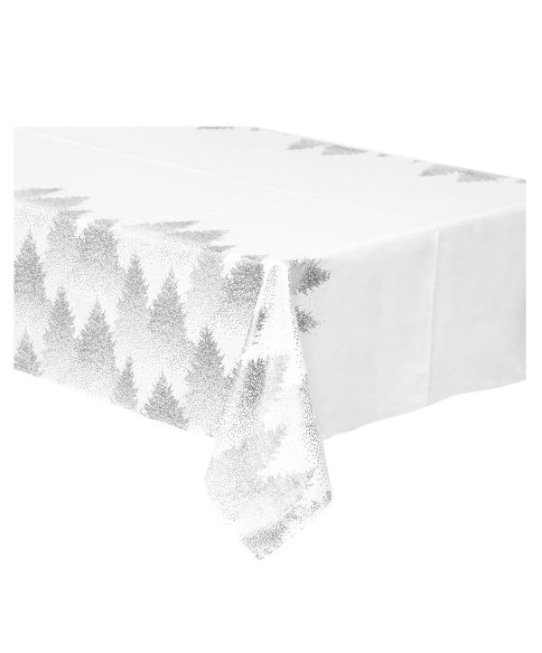 Stoff-Weihnachtstischdecke Mit Weihnachtsbäumen 140X240Cm