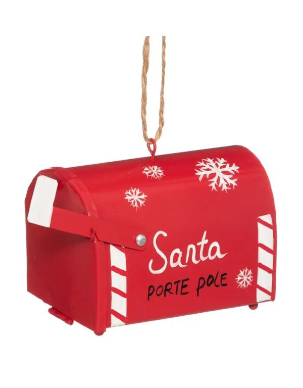 Buca Lettere In Metallo Da Appendere 7Cm - Decorazione Natalizia