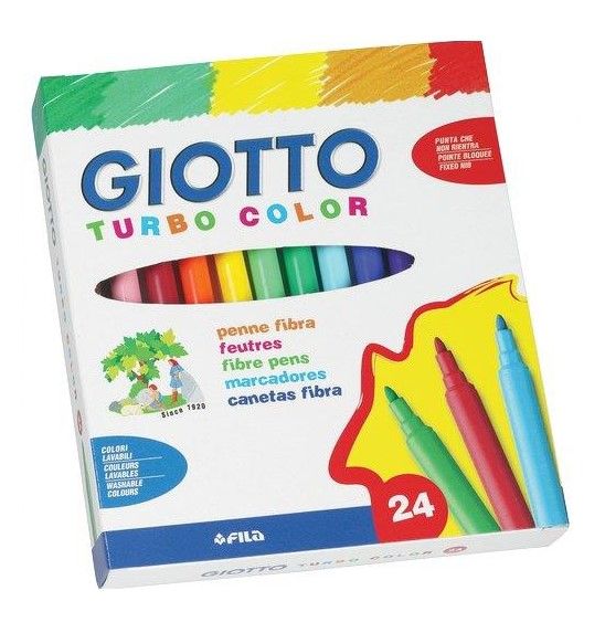 GIOTTO Turbo Color - 24 Pennarelli