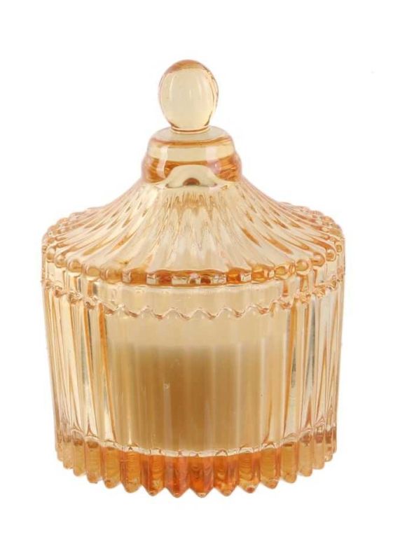 Bougie En Verre Ecrin Boheme 6,5X9Cm