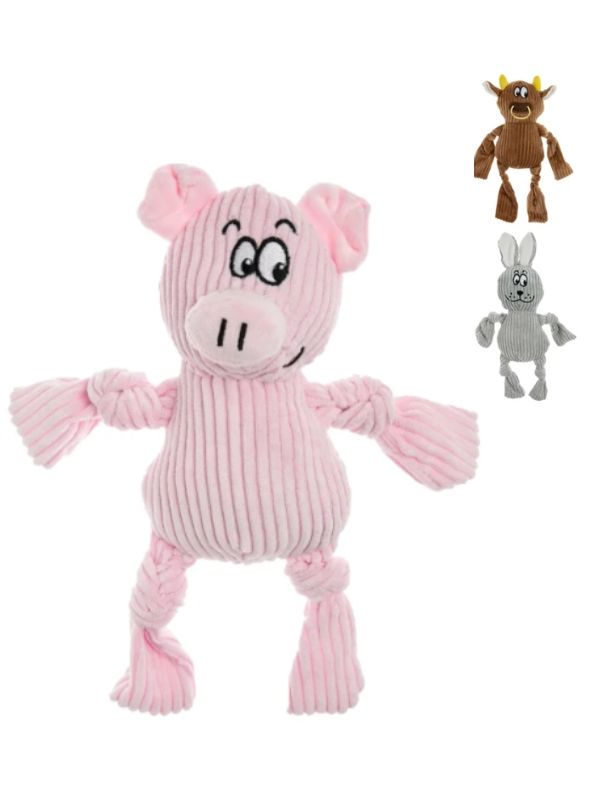 Jouet Pour Chien Peluche 27Cm - Assortis