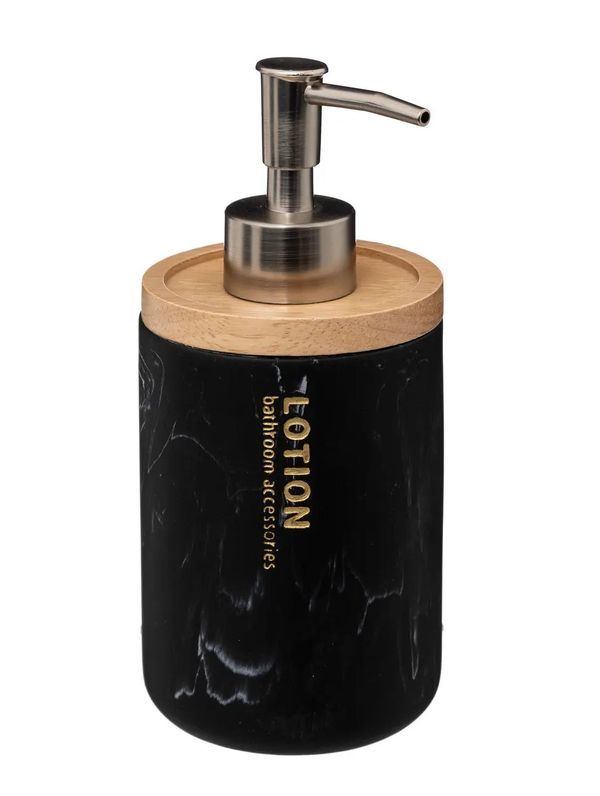 Seifenspender Leà Für Das Badezimmer Schwarzer Marmor 270Ml