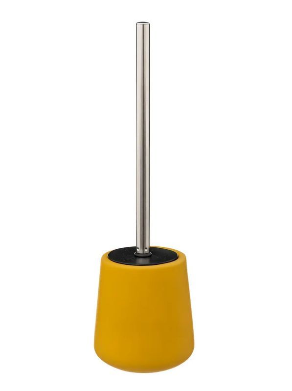 Brosse De Toilette Ligne Colorama Jaune Moutarde 40X12X12Cm