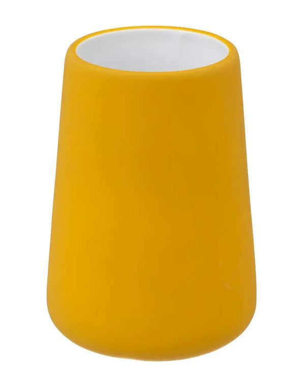 Porte-Brosse À Dents Pour La Salle De Bains Jaune Moutarde 11.8X8.3Cm