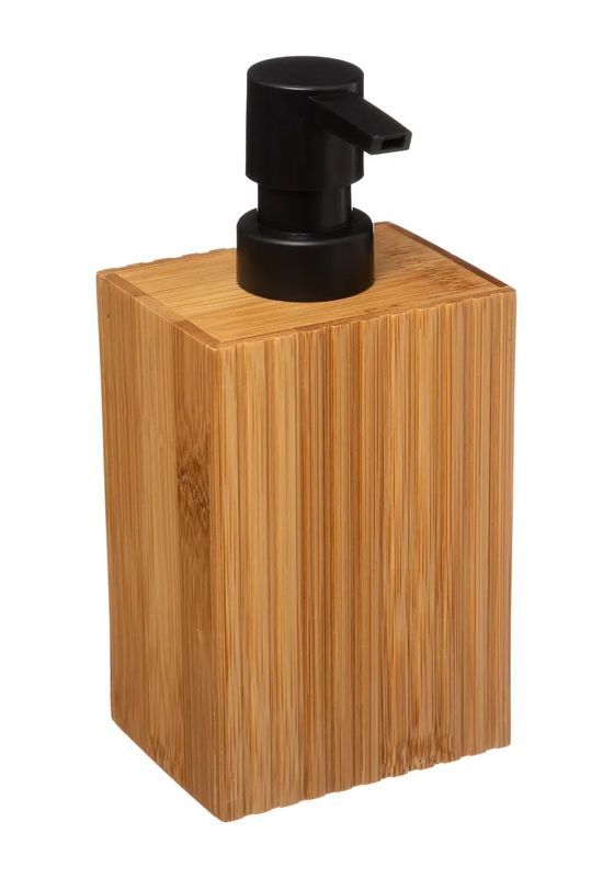 Dispender Sapone Terre Inconnue Per Il Bagno In Bamboo 8,2X6,5X17,5Cm