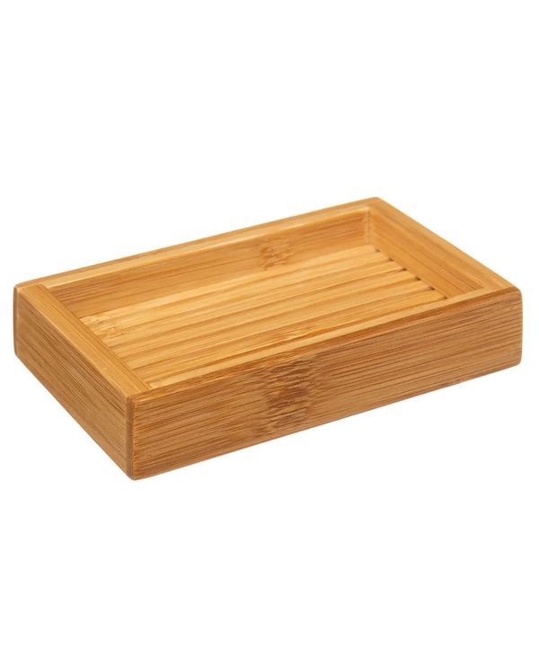 Porta Sapone Per Il Bagno In Legno 12.3X8X2.5Cm