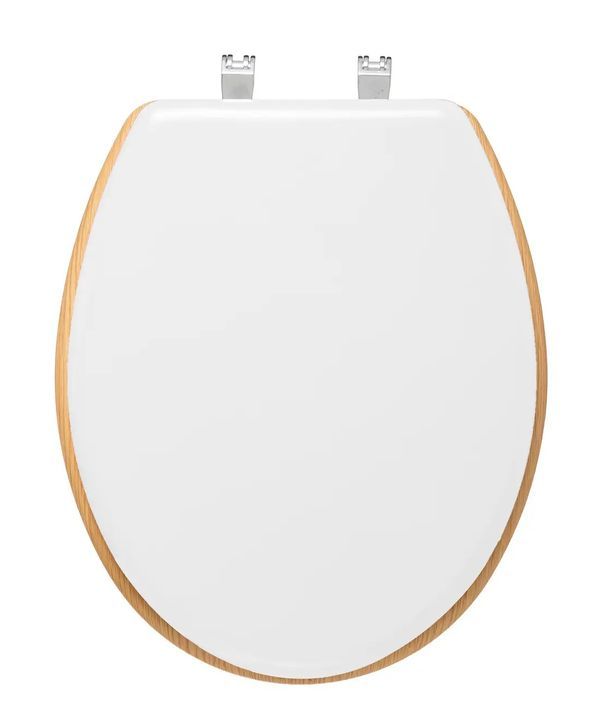 Abattant Wc Ligne Modern Color Blanc 46.3X36X5.6Cm