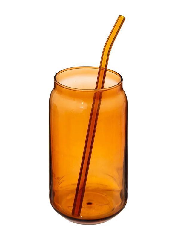 Bicchiere Con Cannuccia Be Vintage Ambra 52Cl
