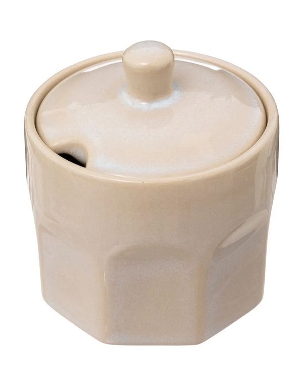 Zuccheriera Roma In Ceramica Bianco 8Cm