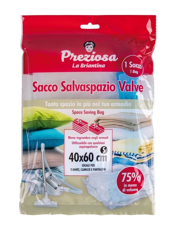 Sacco Salvaspazio Valve 40X60Cm