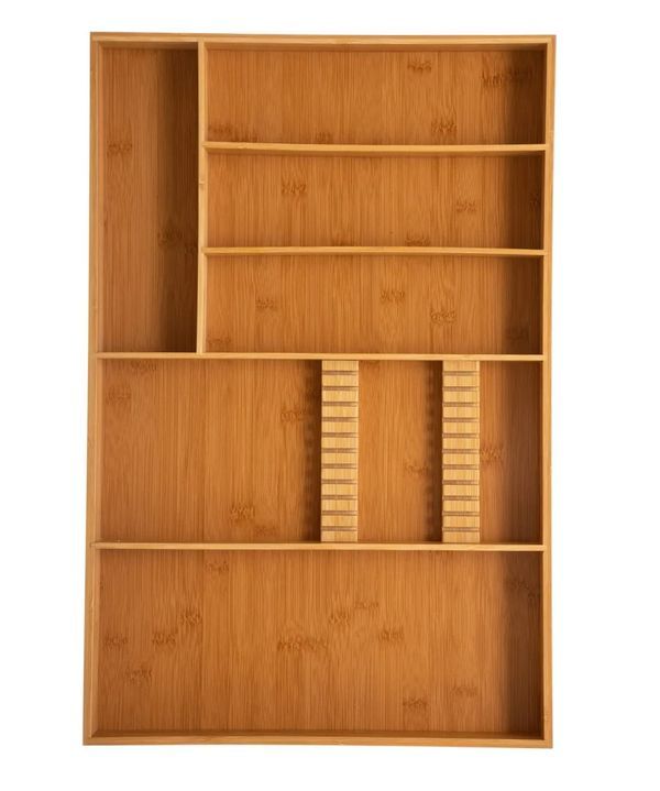 Organisateur De Couverts En Bambou 53X38X5Cm